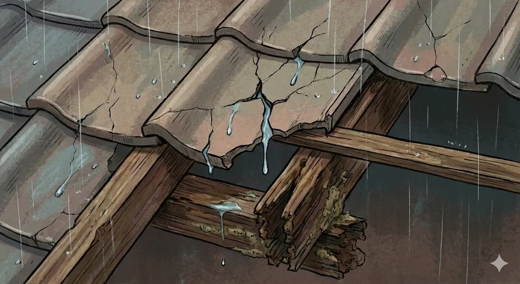 ひび割れ・欠け